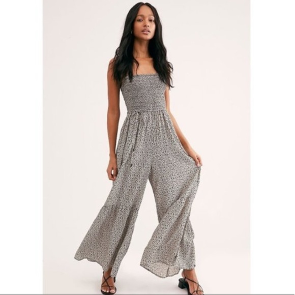 Free People Pants - Free People Little Of Your Love Smocked Jumpsuit